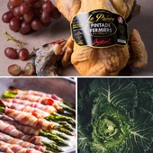 🐓Recette gourmande : Pintade fermière Miéral au chou et lardons 🇫🇷
Régalez-vous avec cette recette savoureuse et réconfortante !

🥘 Ingrédients (5 pers.)
• 5 cuisses de pintade Excellence Miéral® ou Prince de Dombes®
• 150g de lardons
• 4 pommes de terre
• 1 chou frisé
• 10cl de vin blanc
• 20cl de fond de volaille
• Oignon, ail, thym, beurre, huile, sel, poivre

👨‍🍳 Préparation
1️⃣ Blanchir le chou et couper les pommes de terre en rondelles.
2️⃣ Faire dorer les cuisses de pintade dans une cocotte, réserver.
3️⃣ Faire revenir l’oignon, les lardons et les pommes de terre. Ajouter ail, thym, vin blanc et fond de volaille. Réduire.
4️⃣ Superposer le chou, les cuisses et recouvrir de chou.
5️⃣ Cuire au four à 150°C : 30 min couvert, 30 min à découvert.

📍 À retrouver chez Les Volailles Clugnet (Halles de Lyon) ou Le Coq Hardi by Miéral (Viriat), ou commandez en ligne > lien en bio

#pintade #recettegourmande #miéral #cuisineauthentique #foodlovers